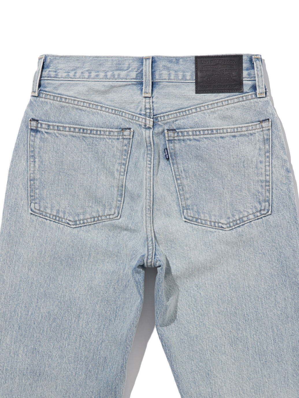 LEVI'S® MADE&CRAFTED® カラムジーンズ FERRY DOCK MOJ ライトインディゴ DESTRUCTED